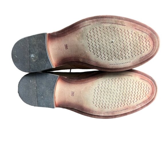 Brown and Grey Formal Lace Up Oxford Shoes US 8.5 - Picture 7 of 7